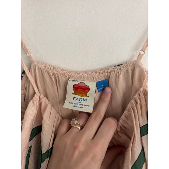 FARM RIO Tiered Floral Mini Dress Size Medium - Picture 5 of 8